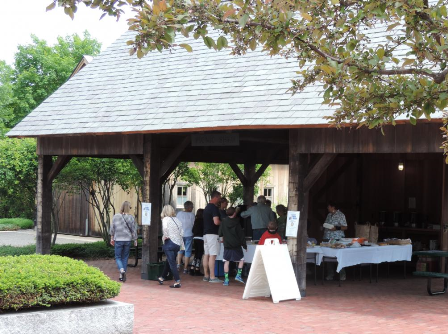 Refreshment Coffee Break in the Guilford Picnic Shed