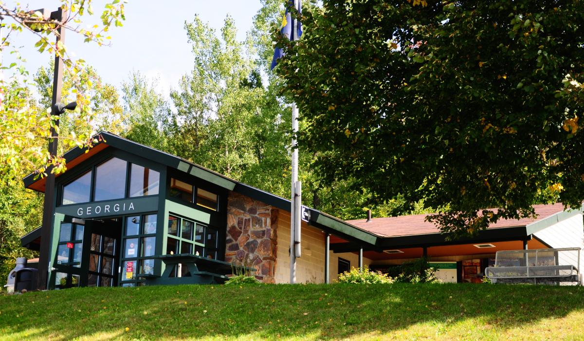 Georgia Northbound Information Center on Interstate 89.