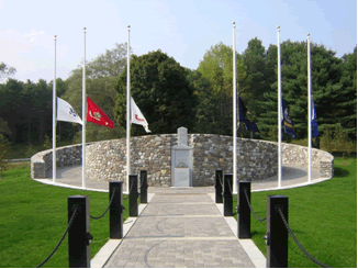 Vietnam Veterans Memorial at the Sharon Welcome Center